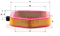 Luftfilter MANN-FILTER C 40 193