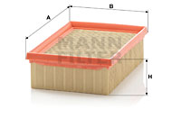 Luftfilter MANN-FILTER C 2282