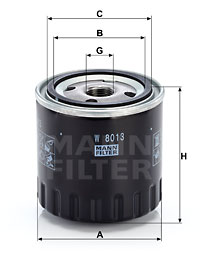 Oljefilter MANN-FILTER W 8013