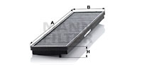 Kupéfilter MANN-FILTER CUK 5877