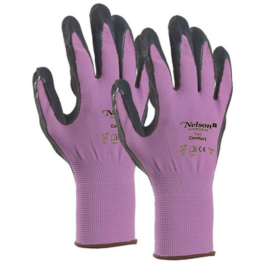 Nelson Garden Comfort Handske violett 6