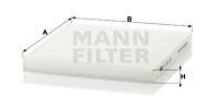 Kupéfilter MANN-FILTER CU 22 010