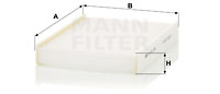 Kupéfilter MANN-FILTER CU 26 006