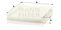 Kupéfilter MANN-FILTER CU 27 007