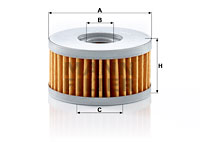 Oljefilter MANN-FILTER MH 69