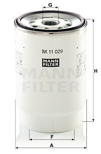 Bränslefilter MANN-FILTER WK 11 029 z