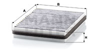 Kupéfilter MANN-FILTER CUK 22 014