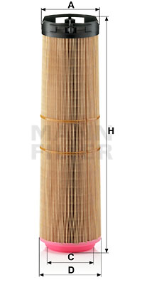 Luftfilter MANN-FILTER C 12 178