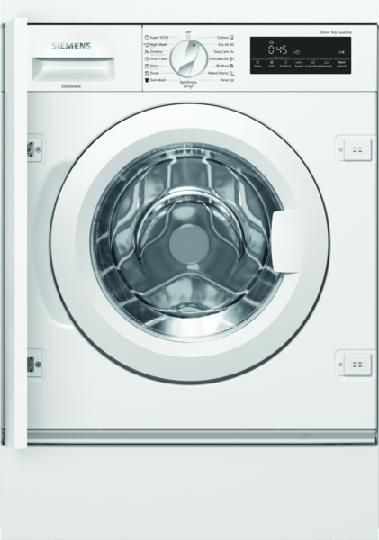 Siemens Wi14w541eu Iq700 Frontmat. Tvättmaskiner - Vit