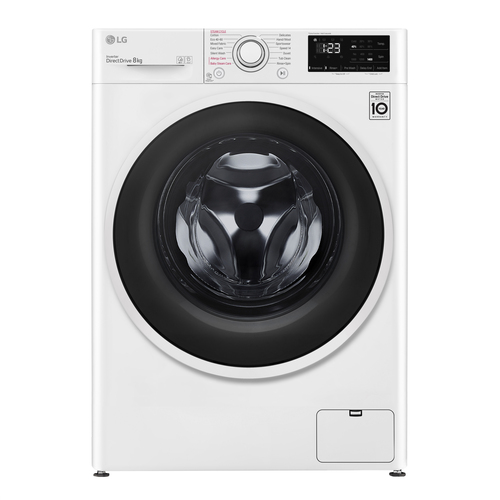 Lg K4wv408s0we Frontmatad Tvättmaskin - Vit