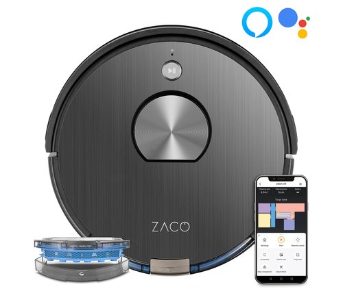 Zaco A10 Robotdammsugare - Svart
