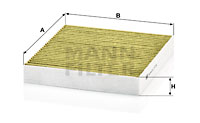 Kupéfilter MANN-FILTER FP 2141