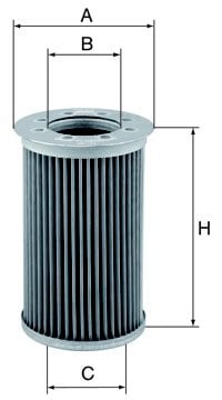 Filter, drifthydraulik MANN-FILTER HD 811 x