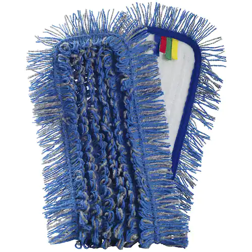 NORDEX Moppduk i mikrofiber, Nline Micro Power, för våt, fuktig och torr moppning, 300 mm, blå