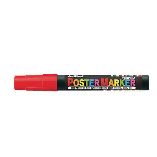 Artline Poster Marker Rund 2,0 mm röd