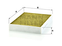 Kupéfilter MANN-FILTER FP 25 001