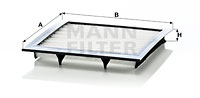 Kupéfilter MANN-FILTER CU 1009