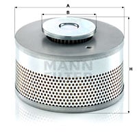 Filter, drifthydraulik MANN-FILTER HD 15 005 x