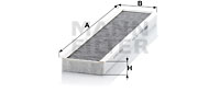 Kupéfilter MANN-FILTER CUK 4624