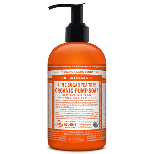 Dr. Bronner’s Organic Pump Soap Tea Tree 355 ml
