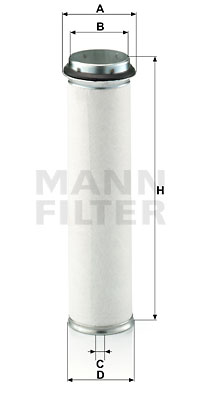Sekundärluftfilter MANN-FILTER CF 811