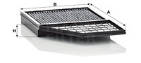 Kupéfilter MANN-FILTER CUK 32 011/1