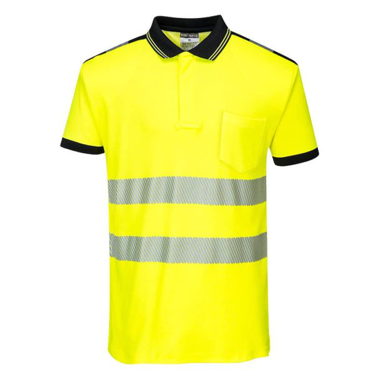 Portwest PW3 Pikétröja Hi-Vis gul XS