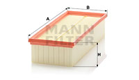 Luftfilter MANN-FILTER C 35 154