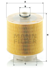 Luftfilter MANN-FILTER C 17 137/1 x