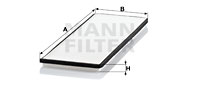 Kupéfilter MANN-FILTER CU 4251