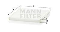 Kupéfilter MANN-FILTER CU 2027