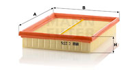 Luftfilter MANN-FILTER C 2376