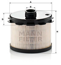 Bränslefilter MANN-FILTER PU 1021 x