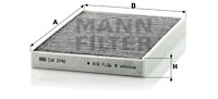 Kupéfilter MANN-FILTER CUK 2742
