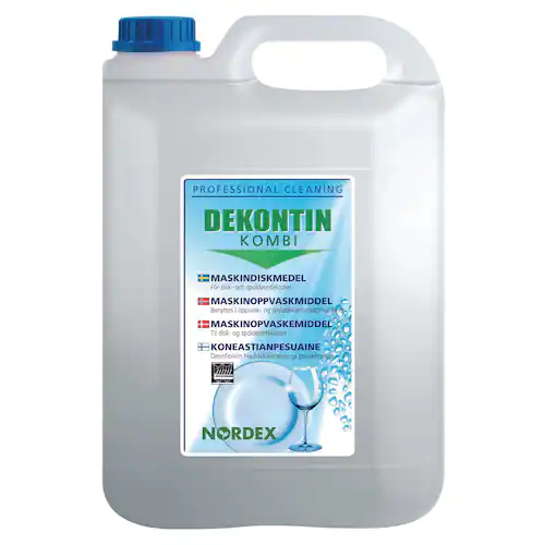 NORDEX Diskmedel, flytande, Dekontin, lågskummande, genomskinligt, 5 l