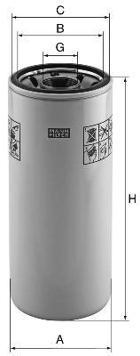Oljefilter MANN-FILTER W 11 011