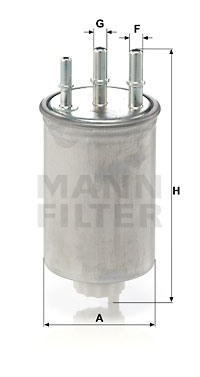 Bränslefilter MANN-FILTER WK 829/6