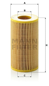 Oljefilter MANN-FILTER HU 718/1 k