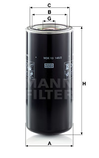 Bränslefilter MANN-FILTER WDK 13 145/2
