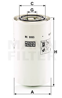 Bränslefilter MANN-FILTER WK 9065