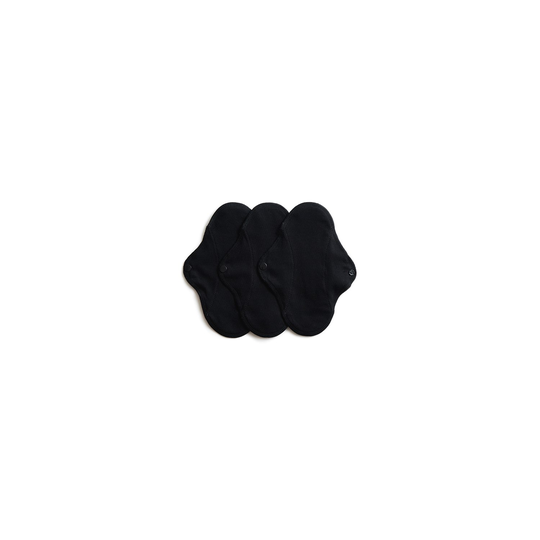 Imse Ekologiska Trosskydd Active - Black, 3-pack