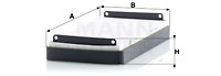 Kupéfilter MANN-FILTER CU 2745-2