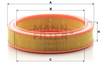 Luftfilter MANN-FILTER C 2873/1