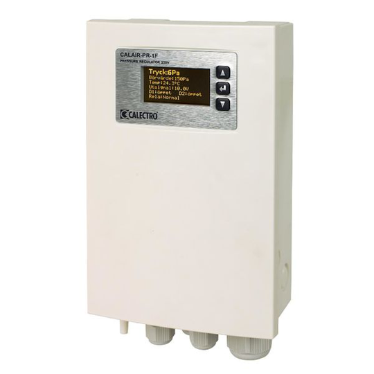 Calectro Calair-PR-1F Tryckregulator 0-10V, IP54