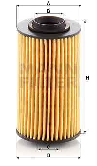 Oljefilter MANN-FILTER HU 69/3 x