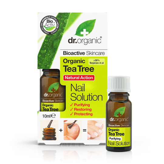 Dr. Organic Tea Tree Natural Action Nail Solution, 10 ml