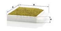 Kupéfilter MANN-FILTER FP 26 023