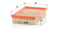 Luftfilter MANN-FILTER C 2348