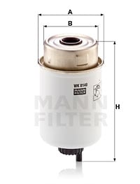 Bränslefilter MANN-FILTER WK 8140