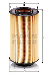 Oljefilter MANN-FILTER HU 12 016 z
